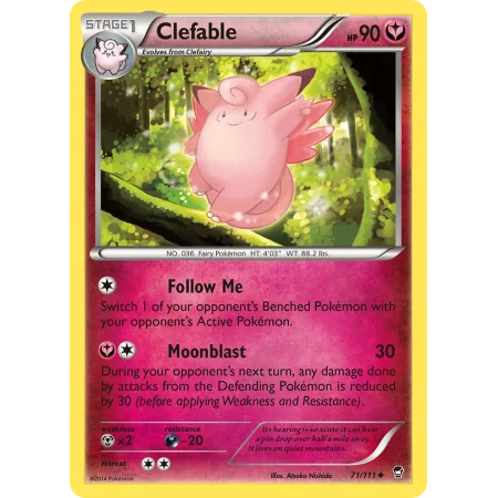 Clefable (Reverse Holo)