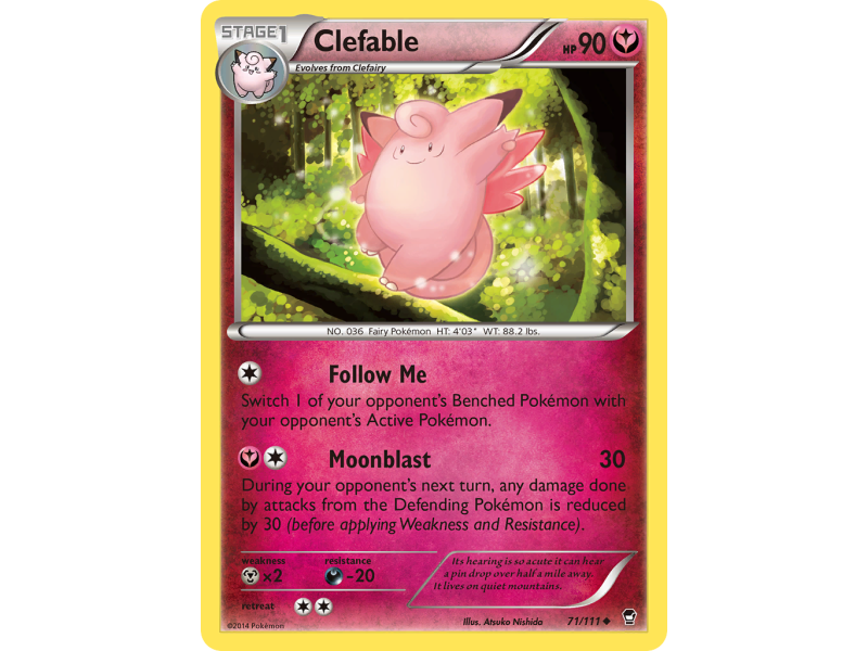 Clefable (Reverse Holo)