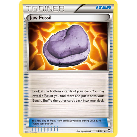 Jaw Fossil (Reverse Holo)