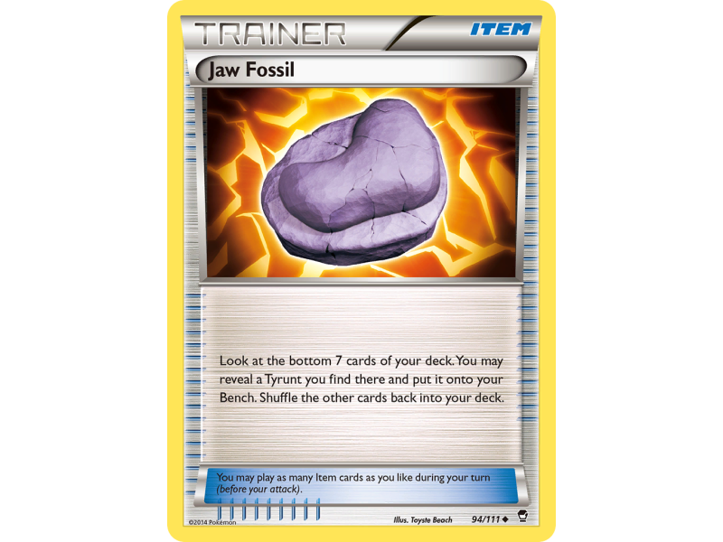 Jaw Fossil (Reverse Holo)