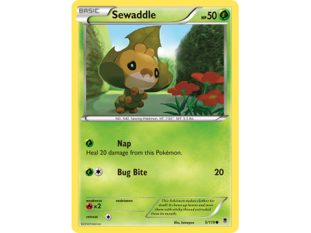 Sewaddle (Reverse Holo)