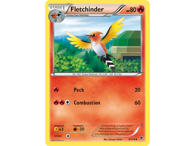 Fletchinder (Reverse Holo)