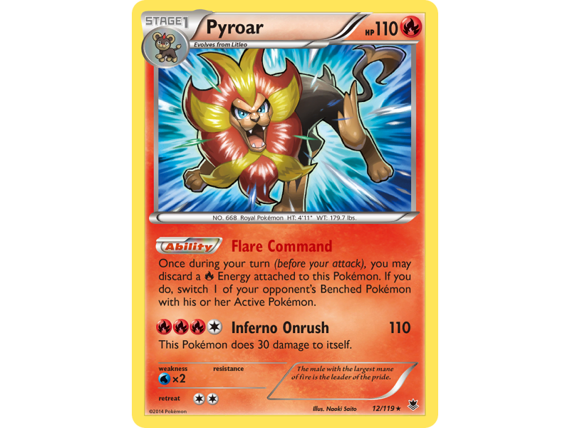 Pyroar (Reverse Holo)