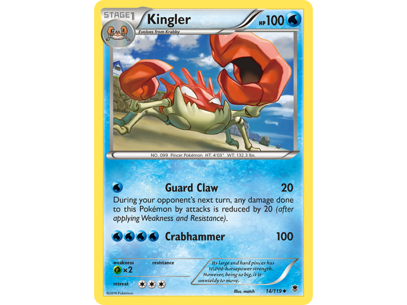 Kingler (Reverse Holo)