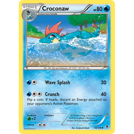 Croconaw (Reverse Holo)