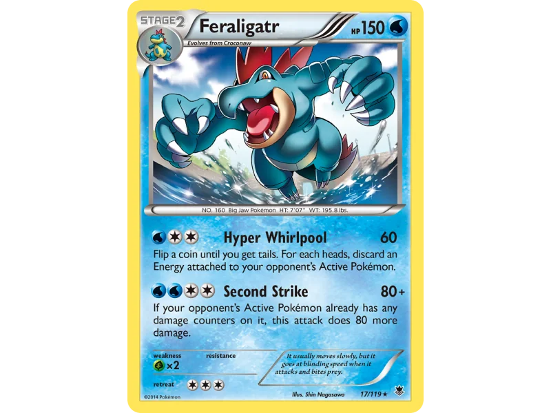 Feraligatr (Reverse Holo)