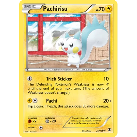 Pachirisu (Reverse Holo)