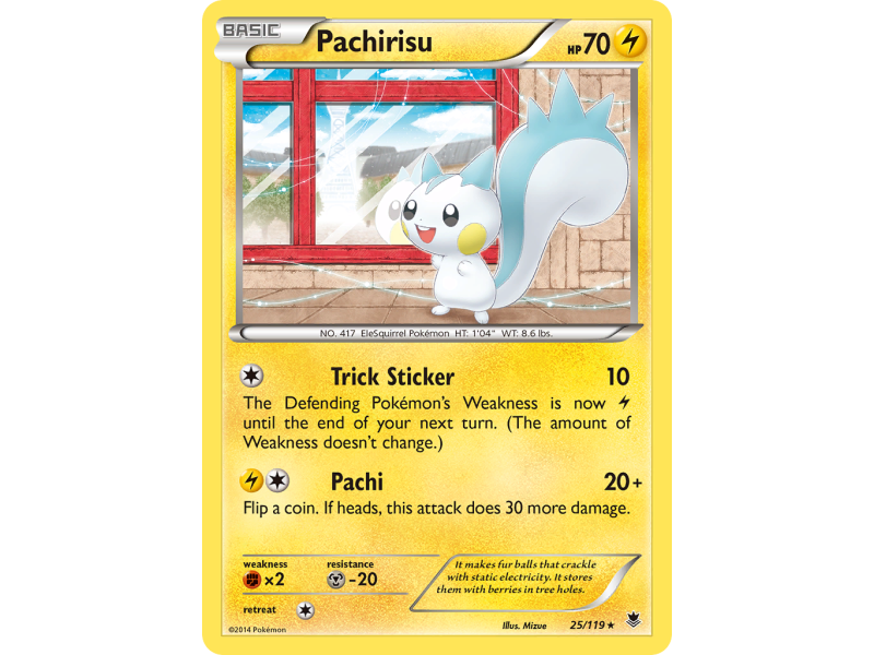 Pachirisu (Reverse Holo)