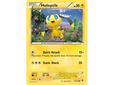 Helioptile (Reverse Holo)