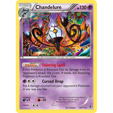 Chandelure (Reverse Holo)