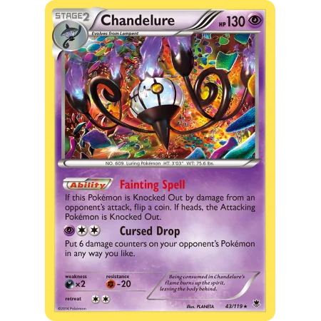 Chandelure (Reverse Holo)