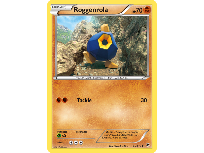 Roggenrola (Reverse Holo)