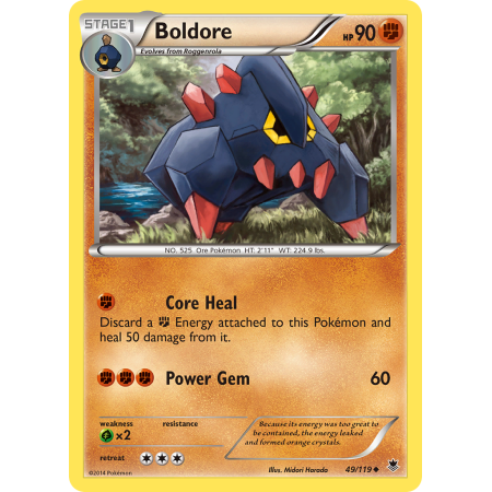 Boldore (Reverse Holo)