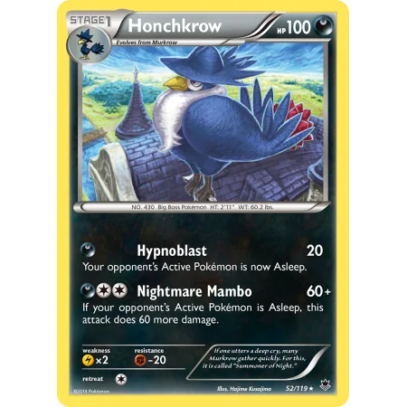 Honchkrow (Reverse Holo)