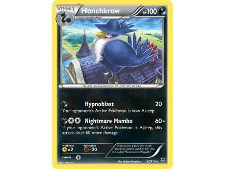 Honchkrow (Reverse Holo)