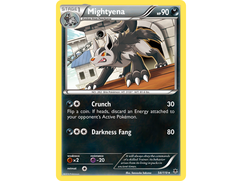 Mightyena (Reverse Holo)