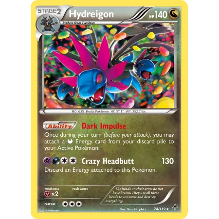 Hydreigon (Reverse Holo)