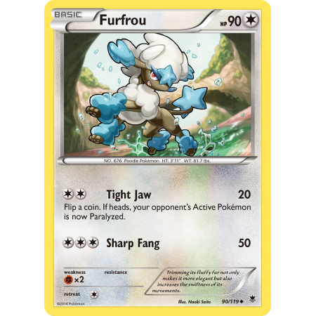 Furfrou (Reverse Holo)