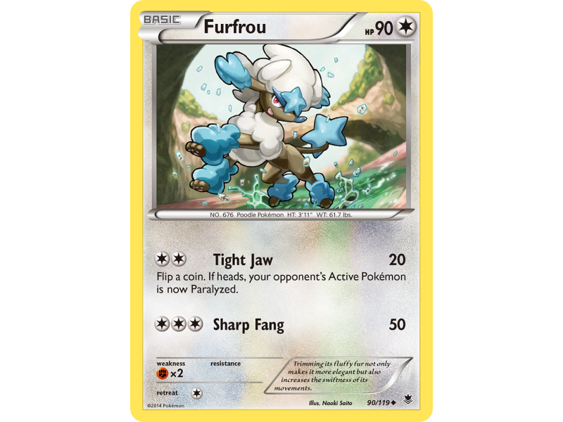 Furfrou (Reverse Holo)