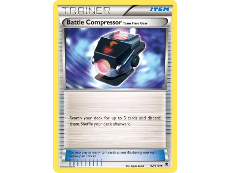 Battle Compressor Team Flare Gear (Reverse Holo)