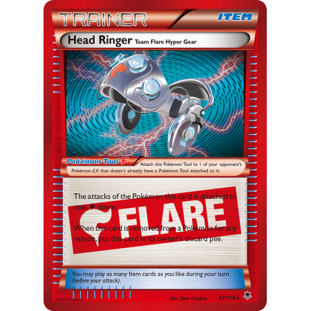 Head Ringer Team Flare Hyper Gear (Reverse Holo)