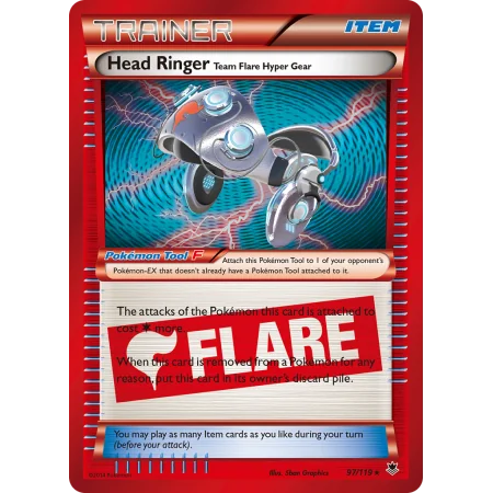 Head Ringer Team Flare Hyper Gear (Reverse Holo)