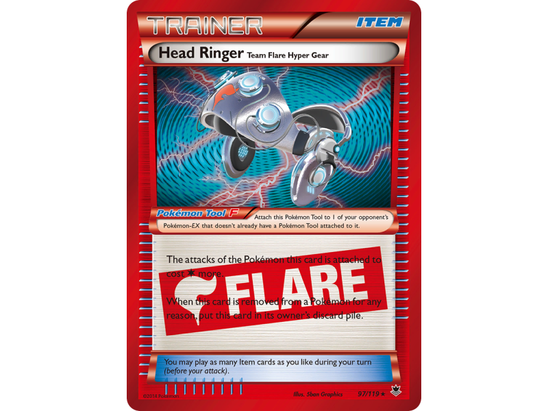 Head Ringer Team Flare Hyper Gear (Reverse Holo)