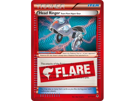 Head Ringer Team Flare Hyper Gear (Reverse Holo)