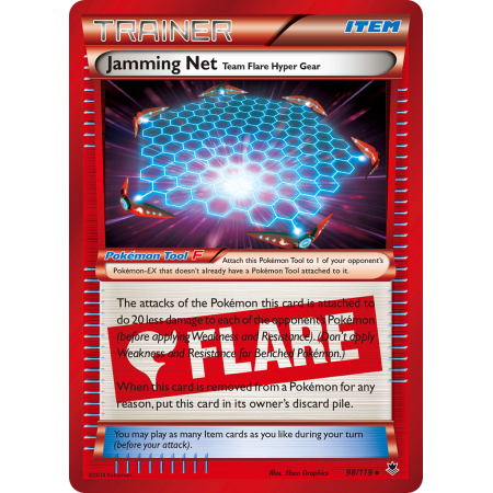 Jamming Net Team Flare Hyper Gear (Reverse Holo)