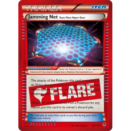 Jamming Net Team Flare Hyper Gear (Reverse Holo)