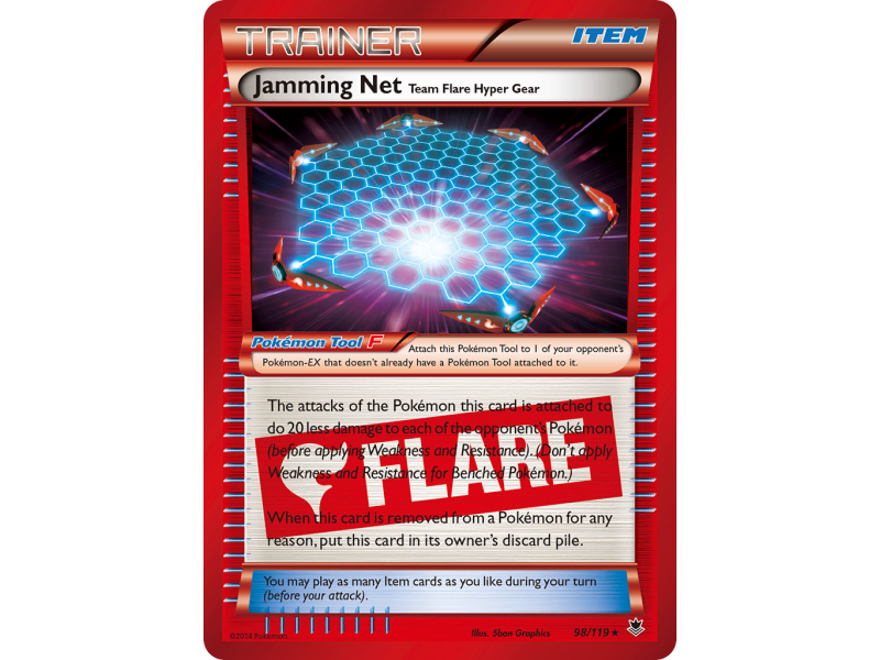 Jamming Net Team Flare Hyper Gear (Reverse Holo)