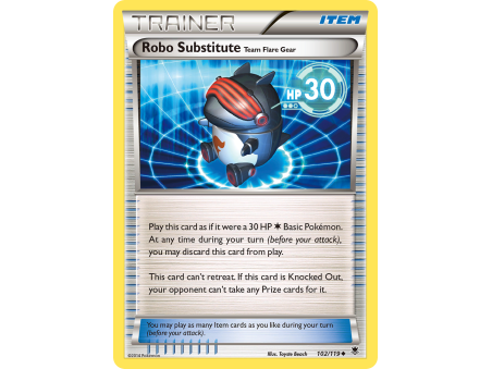 Robo Substitute Team Flare Gear (Reverse Holo)