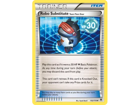 Robo Substitute Team Flare Gear (Reverse Holo)
