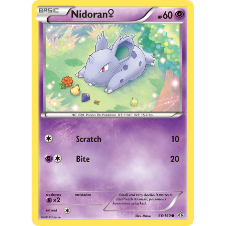 Nidoran ♀ (Reverse Holo)