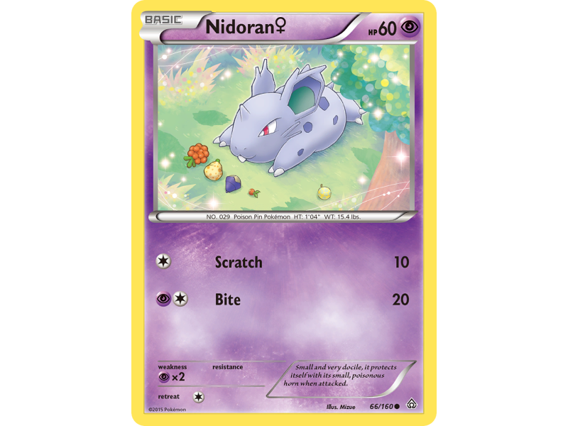 Nidoran ♀ (Reverse Holo)