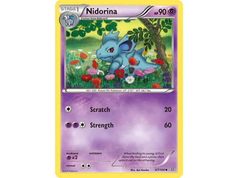 Nidorina (Reverse Holo)