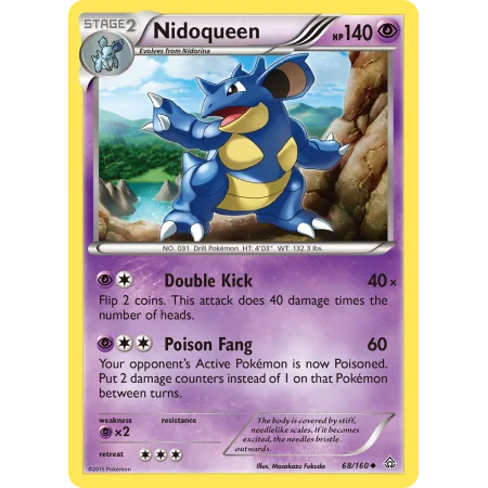 Nidoqueen (Reverse Holo)
