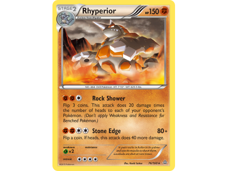Rhyperior (Reverse Holo)
