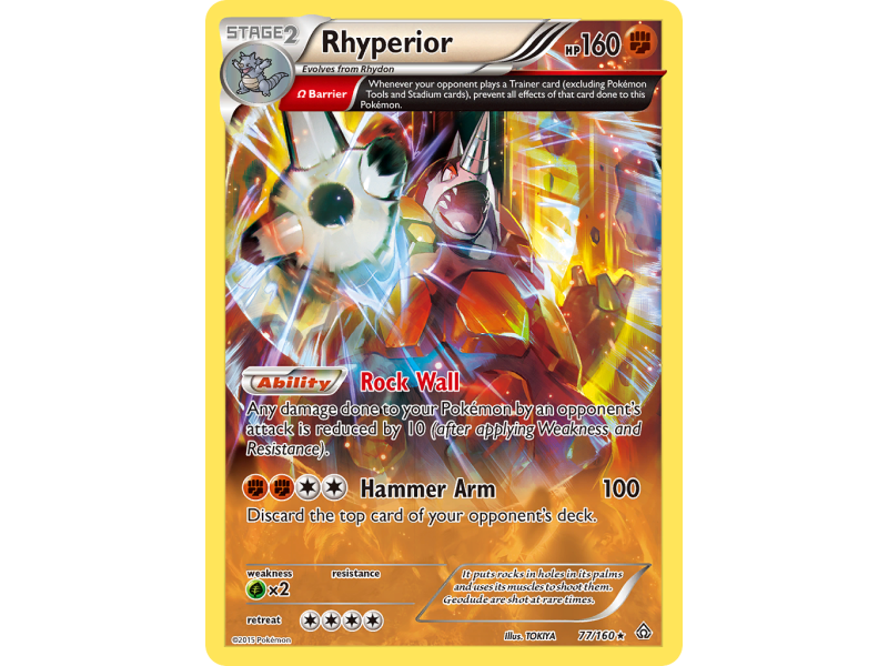 Rhyperior (Reverse Holo)