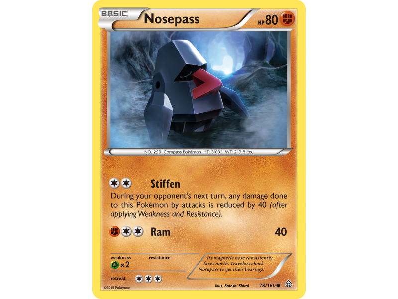 Nosepass (Reverse Holo)