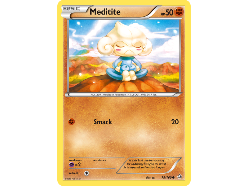 Meditite (Reverse Holo)