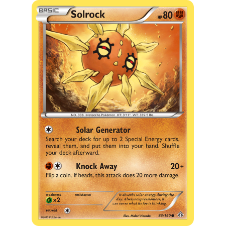 Solrock (Reverse Holo)