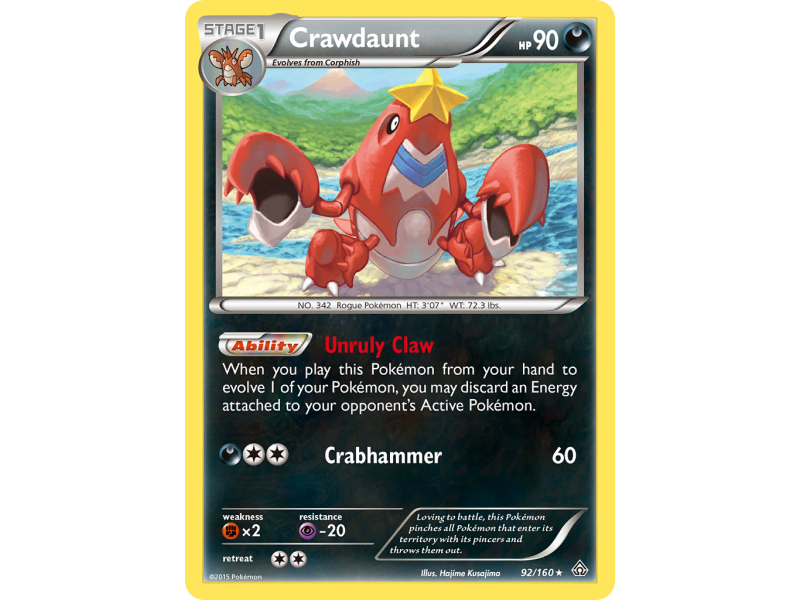 Crawdaunt (Reverse Holo)