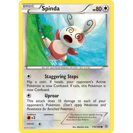 Spinda (Reverse Holo)