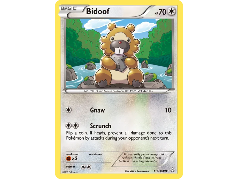 Bidoof (Reverse Holo)