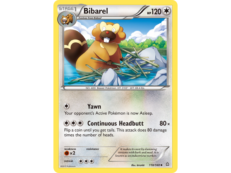 Bibarel (Reverse Holo)