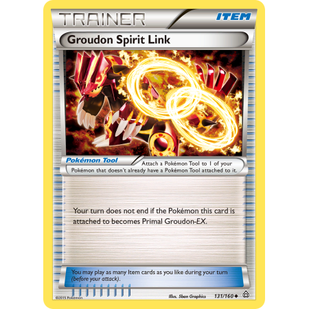 Groudon Spirit Link (Reverse Holo)