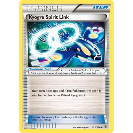 Kyogre Spirit Link (Reverse Holo)