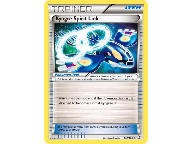 Kyogre Spirit Link (Reverse Holo)