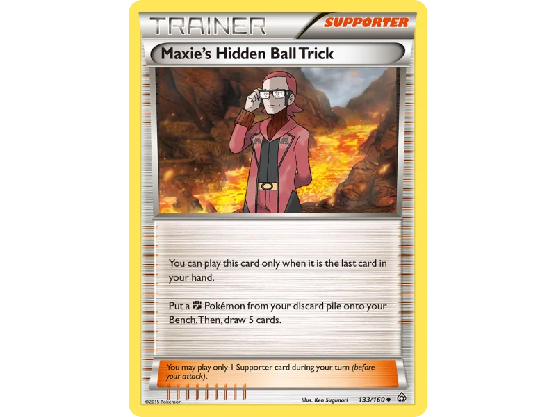 Maxie's Hidden Ball Trick (Reverse Holo)